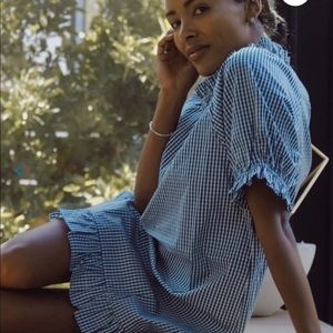 HHH Katherine Nap Dress in Green Gingham